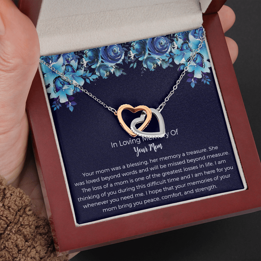 Loss of Mother Gift, Grief Gift, Sympathy Gift, Mom Remembrance Necklace, Mother Memorial Gift, Bereavement Keepsake