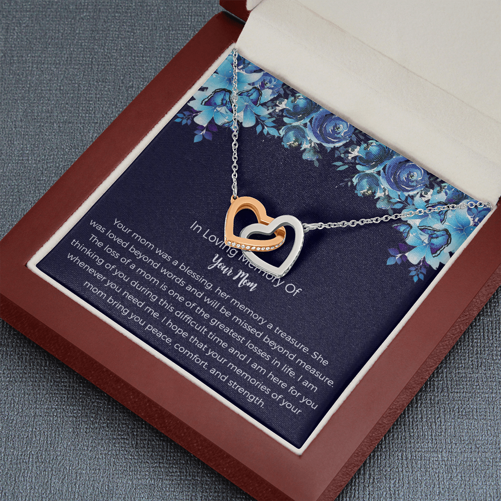 Loss of Mother Gift, Grief Gift, Sympathy Gift, Mom Remembrance Necklace, Mother Memorial Gift, Bereavement Keepsake