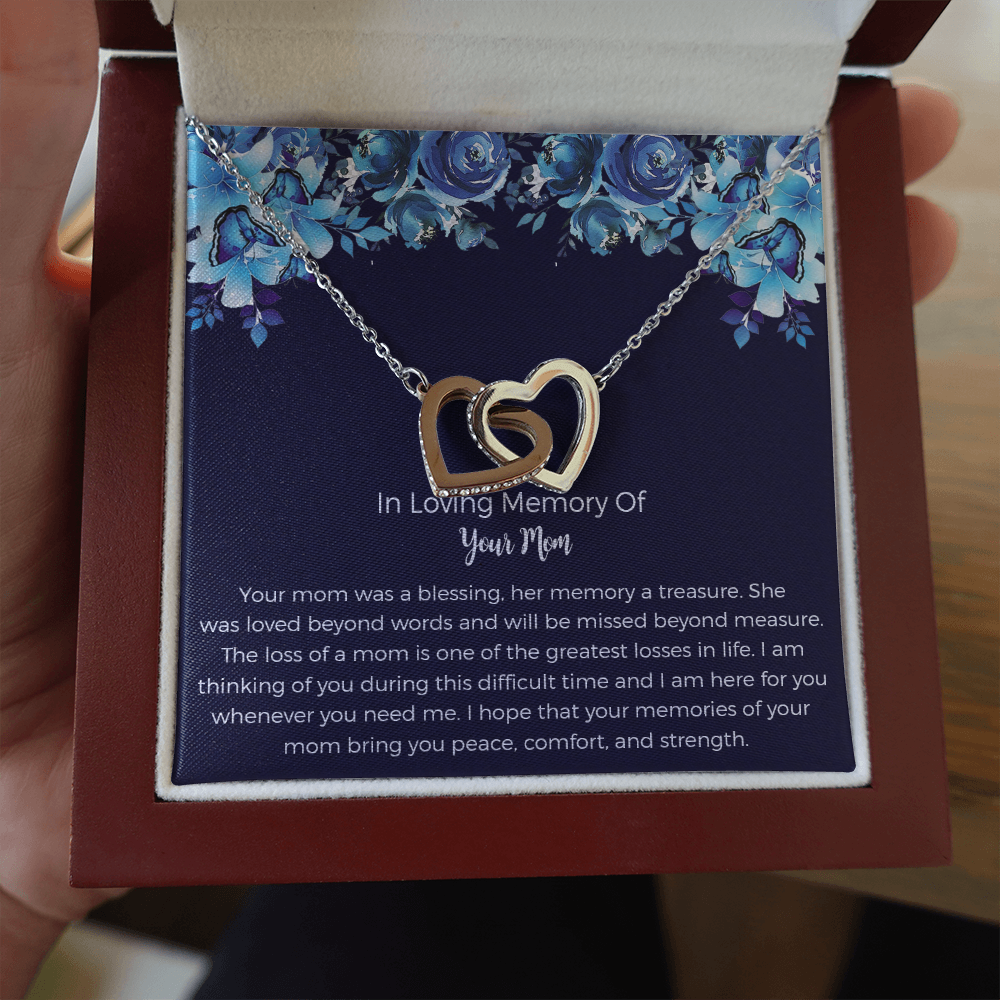 Loss of Mother Gift, Grief Gift, Sympathy Gift, Mom Remembrance Necklace, Mother Memorial Gift, Bereavement Keepsake
