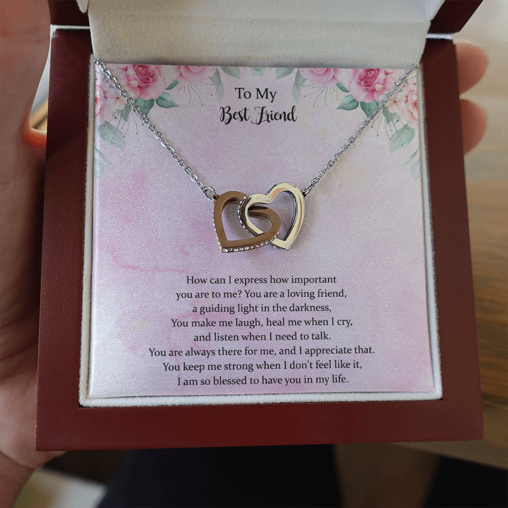 To My Best Friend, Appreciation Necklace Gift, Thank You Gift, Gratitude Gift, Bestie Gift