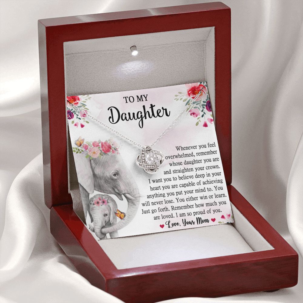 Gift For Daughter From Mom, Daughter Mother Necklace, Daughter Gift From Mom, To My Daughter, Daughters Birthday