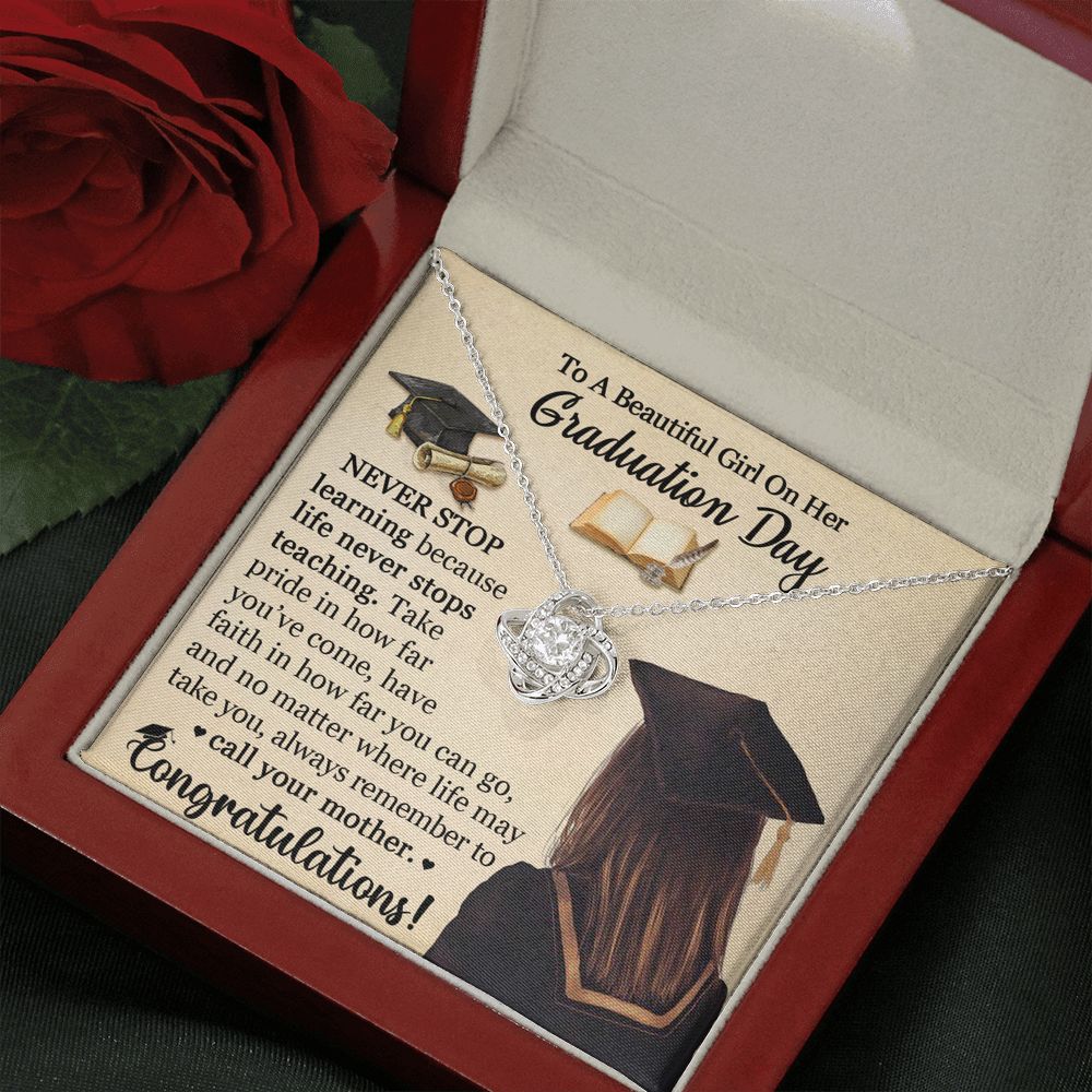 Graduation Gift Necklace for Girls, Graduation Gift for Her, College Graduation Gift for Daughter, High School, Senior Graduation, Class of 2022