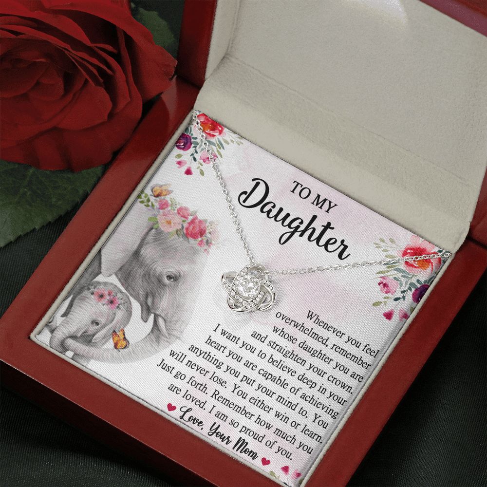 Gift For Daughter From Mom, Daughter Mother Necklace, Daughter Gift From Mom, To My Daughter, Daughters Birthday