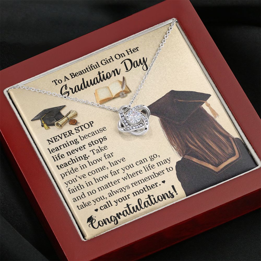 Graduation Gift Necklace for Girls, Graduation Gift for Her, College Graduation Gift for Daughter, High School, Senior Graduation, Class of 2022
