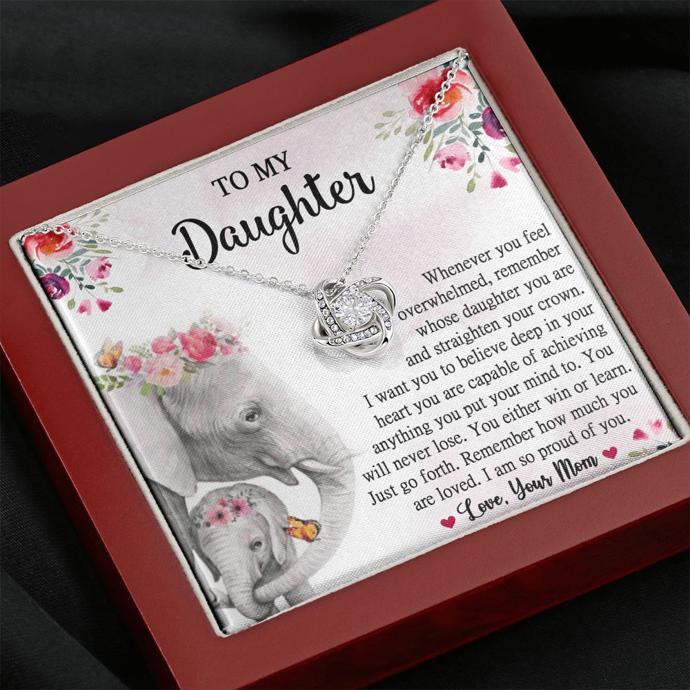 Gift For Daughter From Mom, Daughter Mother Necklace, Daughter Gift From Mom, To My Daughter, Daughters Birthday