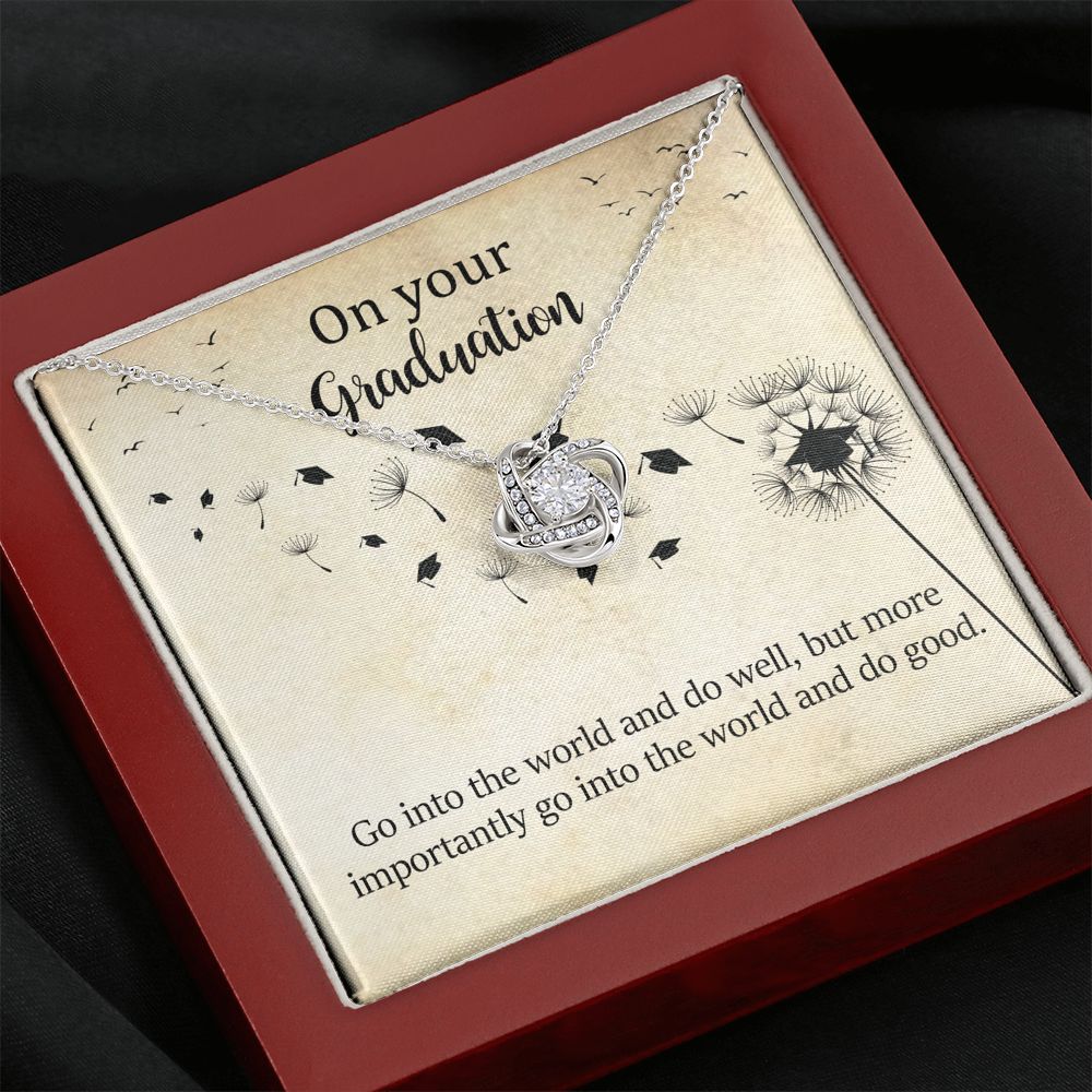 Graduation Necklace Gift for Her, Congratulations Jewelry Gift, Friend Grad Gift, Message, Quotes, Gift Idea