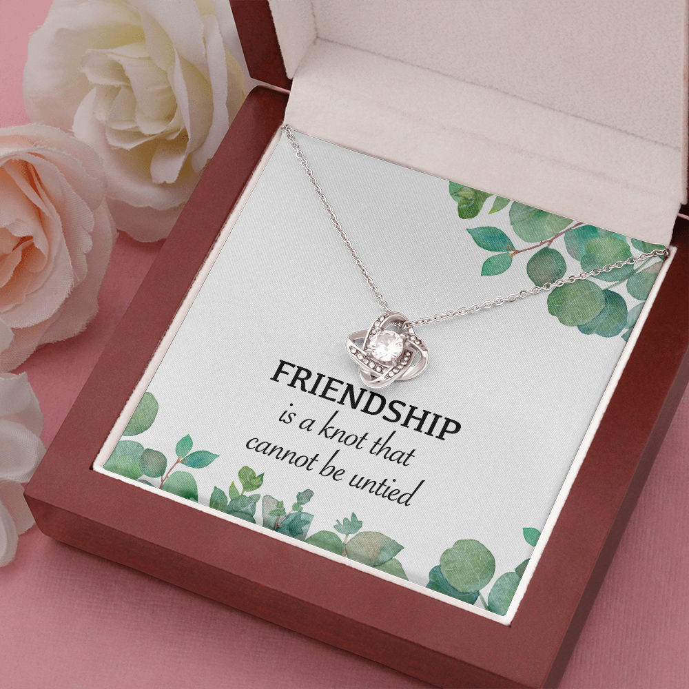 Friendship Is A Knot That Cannot Be Untied Necklace Gift For Friends