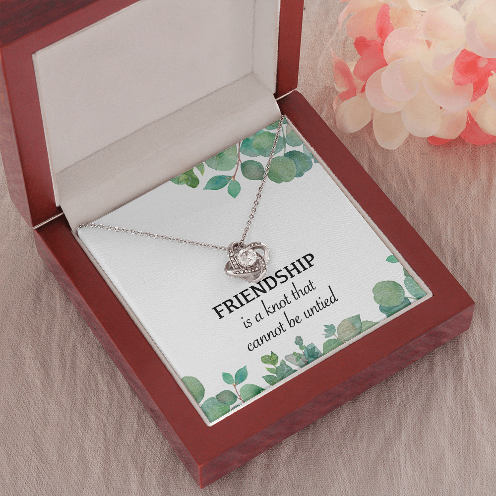 Friendship Is A Knot That Cannot Be Untied Necklace Gift For Friends