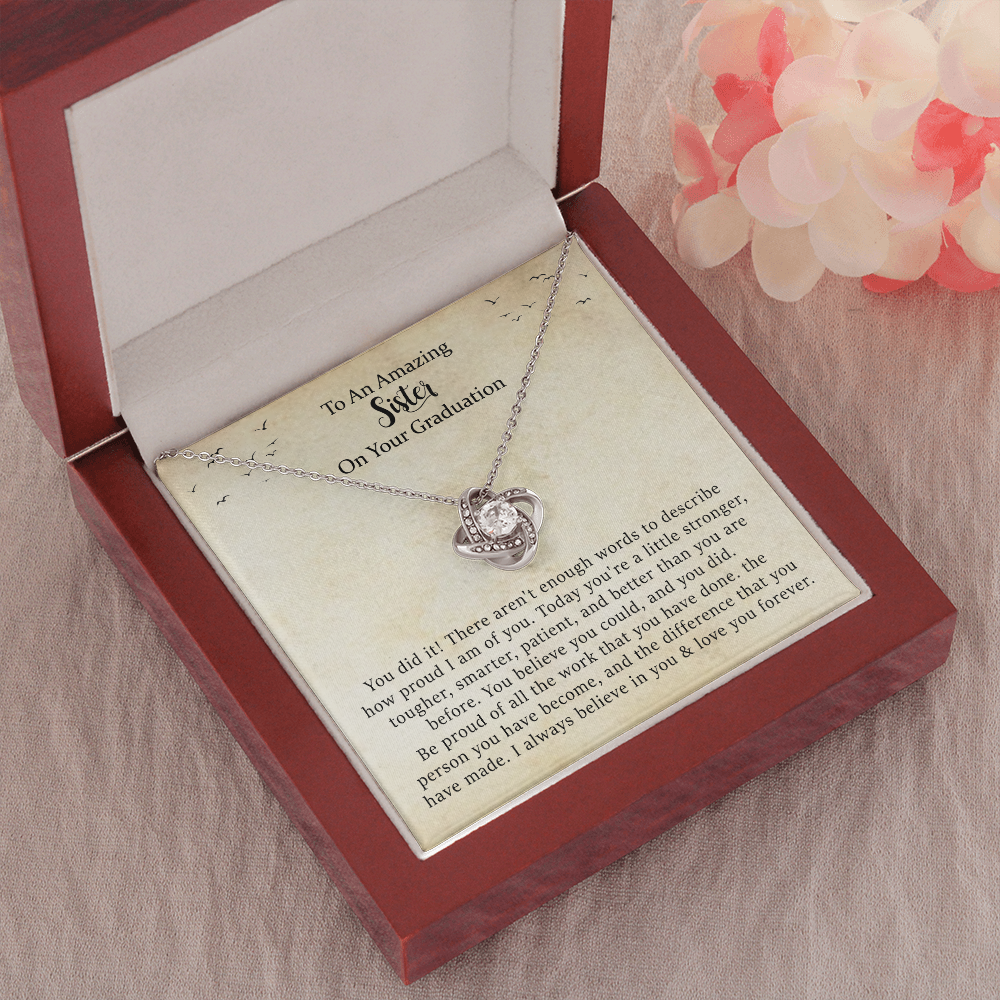 Sentimental Gift For Sister, Meaningful Present For Sister On Graduation, College Graduation Gift For Sister, Graduation High School Gift