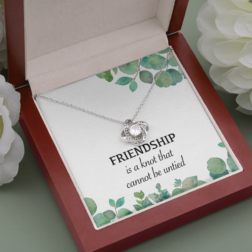 Friendship Is A Knot That Cannot Be Untied Necklace Gift For Friends