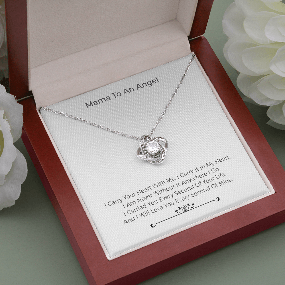Mom Necklace, Mama To An Angel Necklace, Miscarriage Gift, Miscarriage Keepsake, Pregnancy Loss