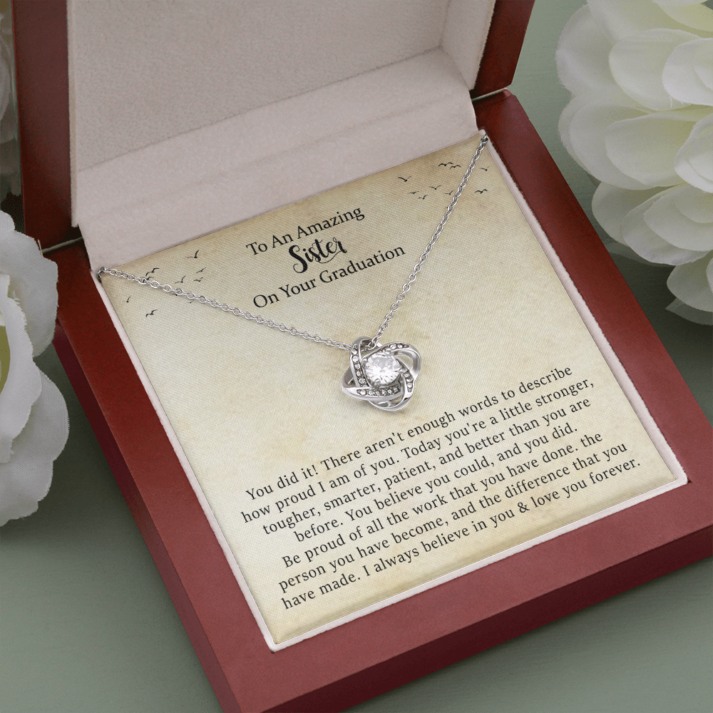 Sentimental Gift For Sister, Meaningful Present For Sister On Graduation, College Graduation Gift For Sister, Graduation High School Gift