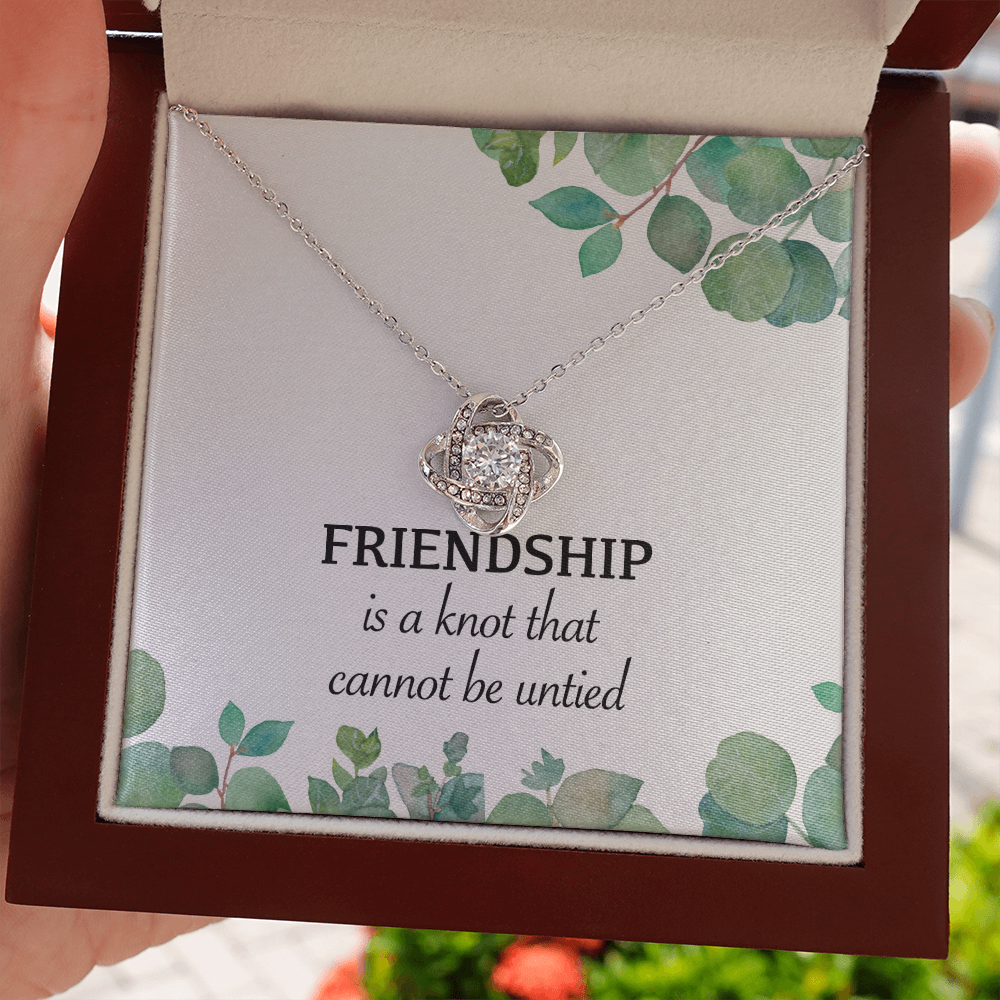 Friendship Is A Knot That Cannot Be Untied Necklace Gift For Friends