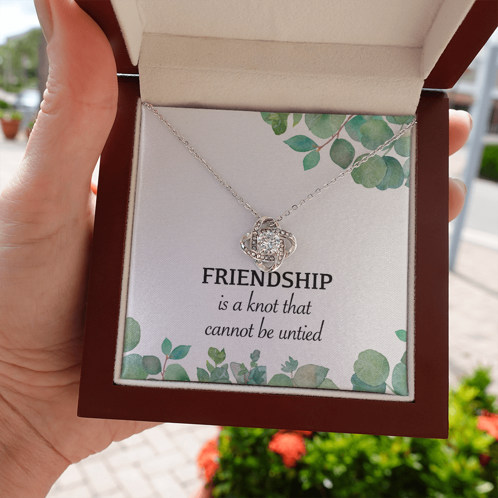 Friendship Is A Knot That Cannot Be Untied Necklace Gift For Friends