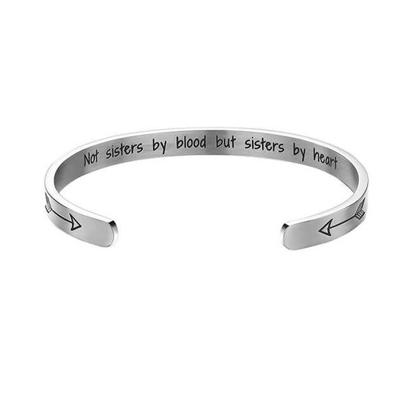 Not sisters by blood but sisters by hotsell heart bangle