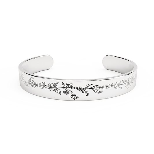 "I am the storm" Silver-plated Bracelet | Graduation Gift | Inspirational Gift