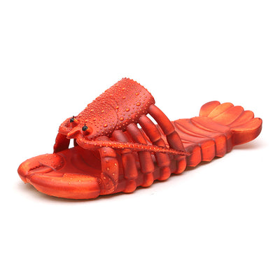 Unisex Lobster Slippers, bass Sandals, Animal Slippers Animal Fish Slippers, Lobster lobster Flip Flops