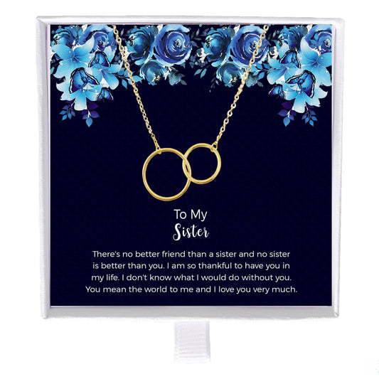 Sister Birthday Gifts From Sister, Best Friend Birthday Gifts Necklace