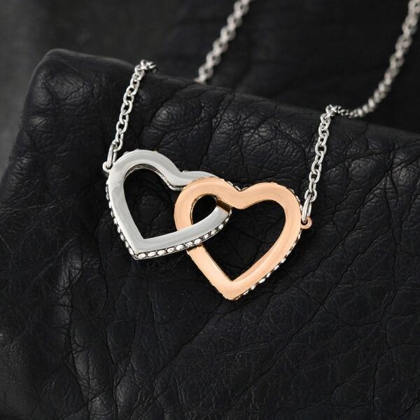 Personalized Mother Daughter Heart Necklace Gifts For Mom