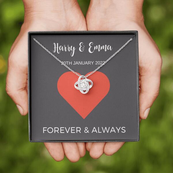 Personalized Wedding Necklace Gifts Or Valentine's Day Presents For Her