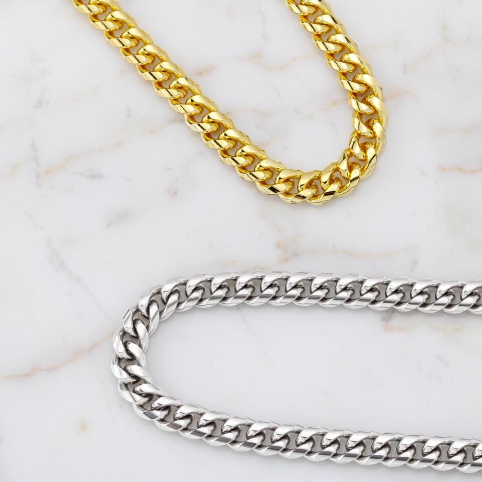 Graduation Cuban Link Chair Necklace Gifts for Him
