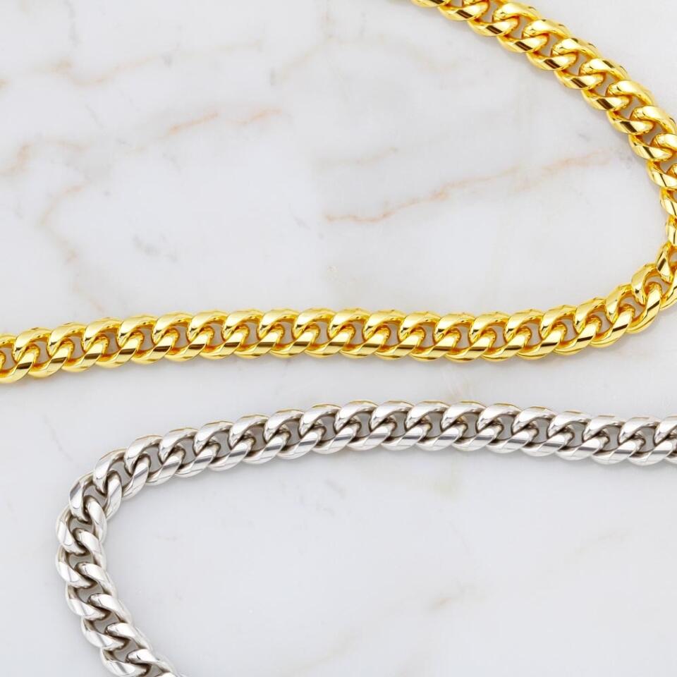 Graduation Cuban Link Chair Necklace Gifts for Him