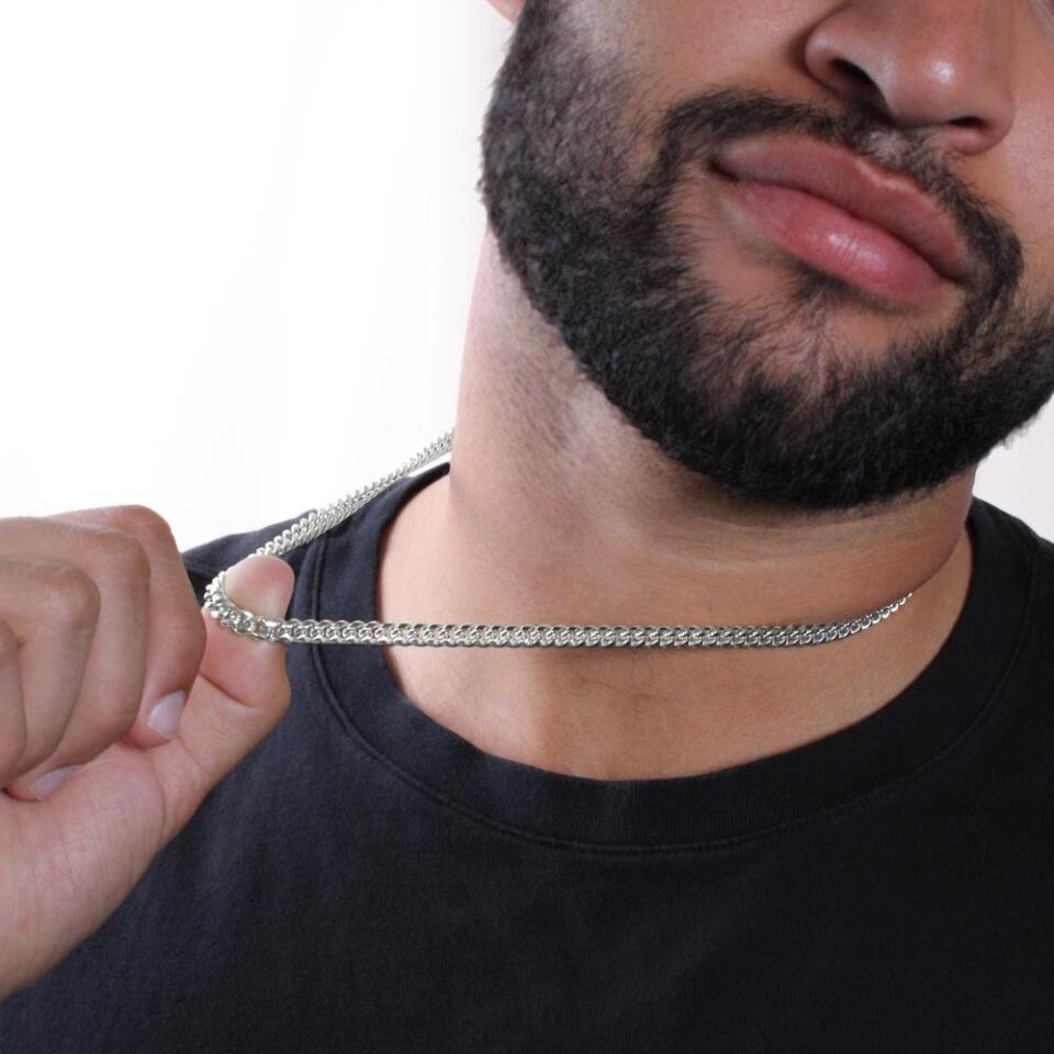 Graduation Cuban Link Chair Necklace Gifts for Him