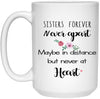 Custom Best Friend Girls Mug, Personalized Best Friend Gift,  Long Distance Gift | Best Friend Coffee Mug