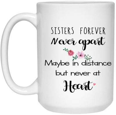 Best Sister Mug, Custom 3 Sisters Coffee Mug, Long Distance Sisters Gift, Big Sister Little Sister Moving Away Birthday Gift
