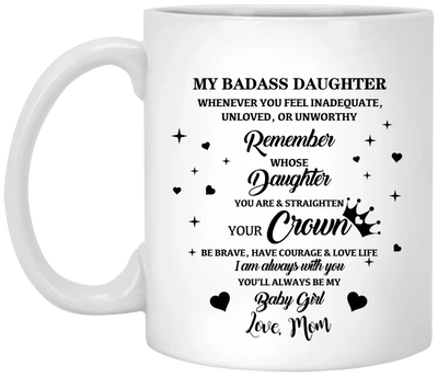 Daughter Gift from Mom, Gifts for Daughters from Mothers, To My Daughter, Birthday Gifts for Teen Girls