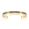 BELIEVE YOU COULD AND BLOODY SMASHED IT BRACELET BANGLE - Gold