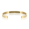 BEST TEACHER EVER BRACELET BANGLE - Gold