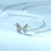 Butterfly Necklaces for Women, 925 Sterling Silver and Cubic Zirconia