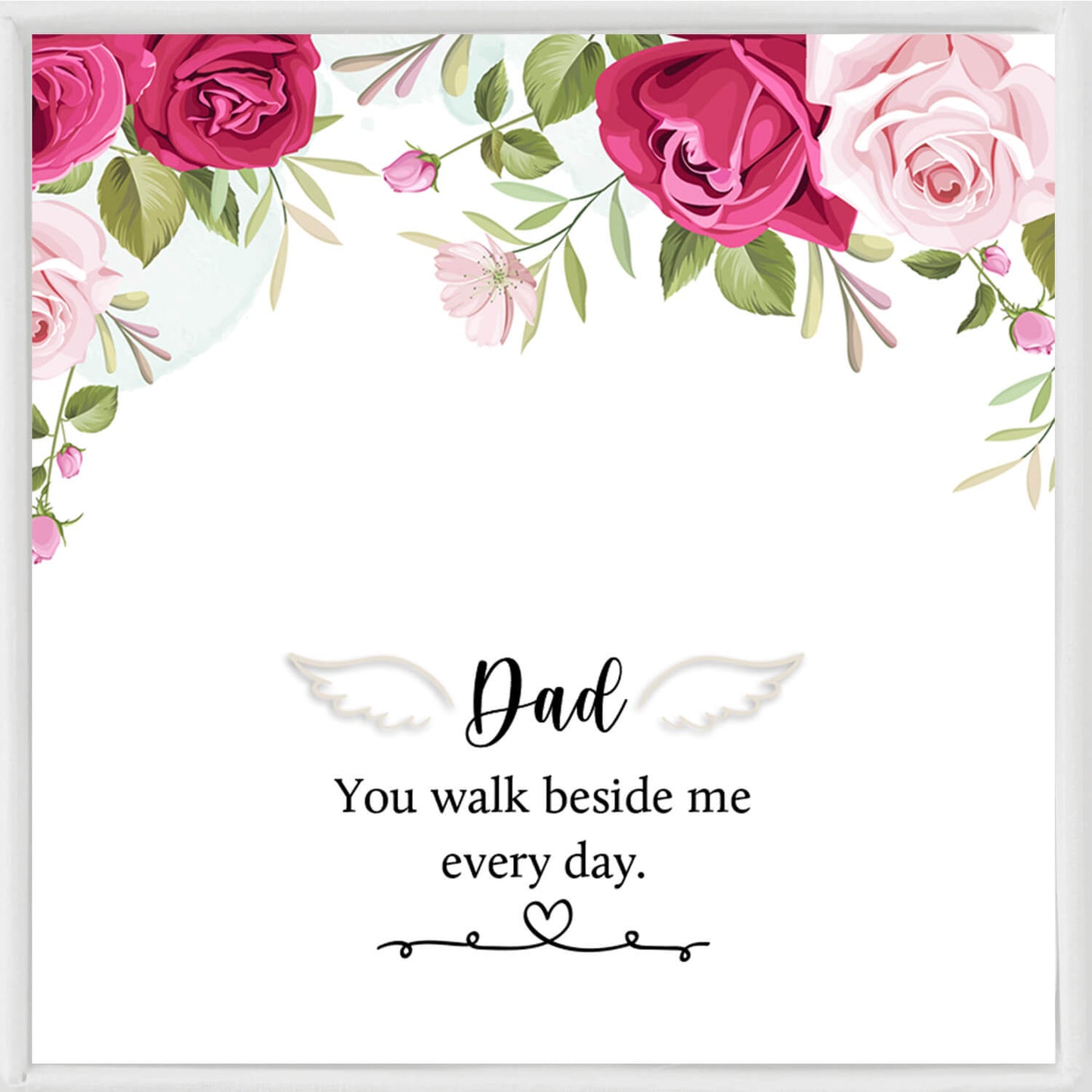 Dad, You Walk Beside Me Every Day Bracelet