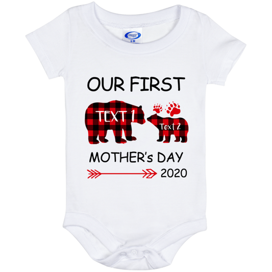 OUR FIRST MOTHER'S DAY Baby Onesie 6 Month