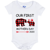 OUR FIRST MOTHER'S DAY Baby Onesie 6 Month