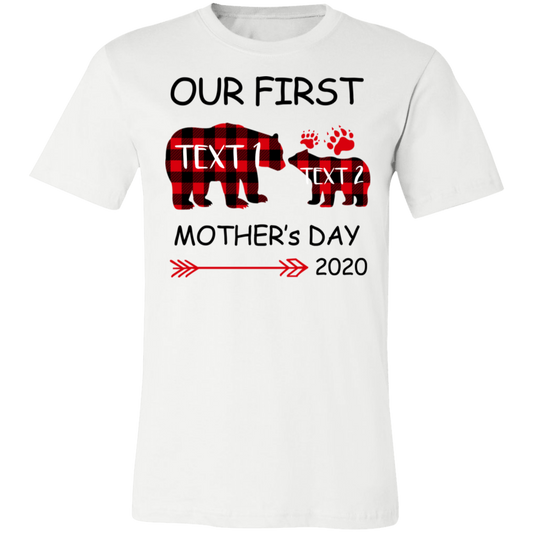 OUR FIRST MOTHER'S DAY Unisex Jersey Short-Sleeve T-Shirt