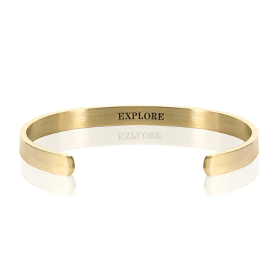 EXPLORE BRACELET BANGLE - Gold