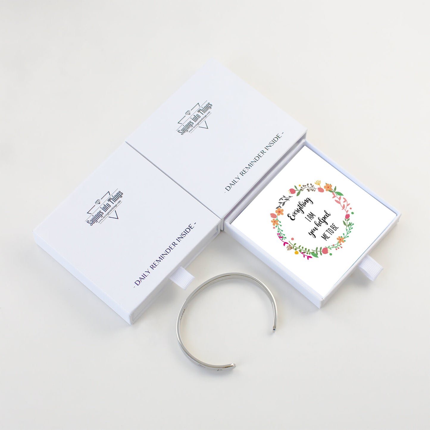 Everything I am, You helped me to be Bracelet