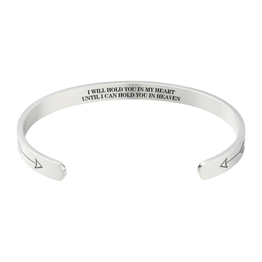 I Will Hold You In My Heart Until I Can Hold You In Heaven Bracelet