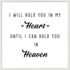 I Will Hold You In My Heart Until I Can Hold You In Heaven Bracelet