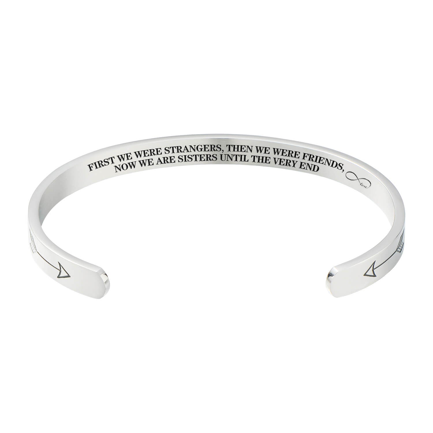 Inspirational Bracelets for Women Hidden Message Cuff Bangle