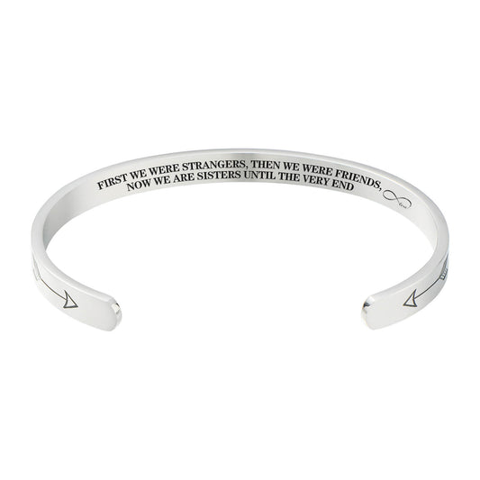 Inspirational Bracelets for Women Hidden Message Cuff Bangle
