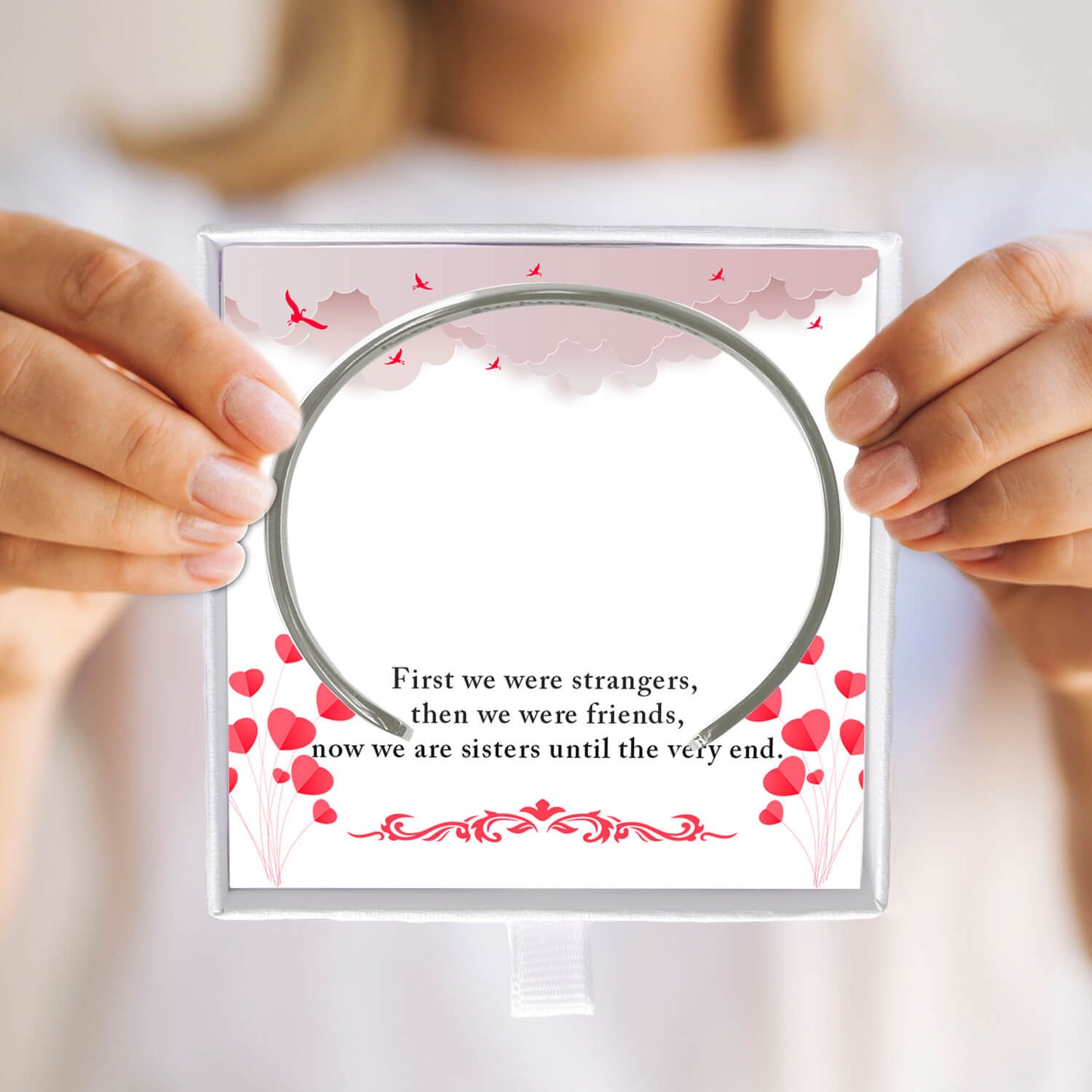 Inspirational Bracelets for Women Hidden Message Cuff Bangle