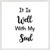 It Is Well With My Soul Bracelet. Inspirational Jewelry. Daily Reminder Cuff Bracelet Gift For Her