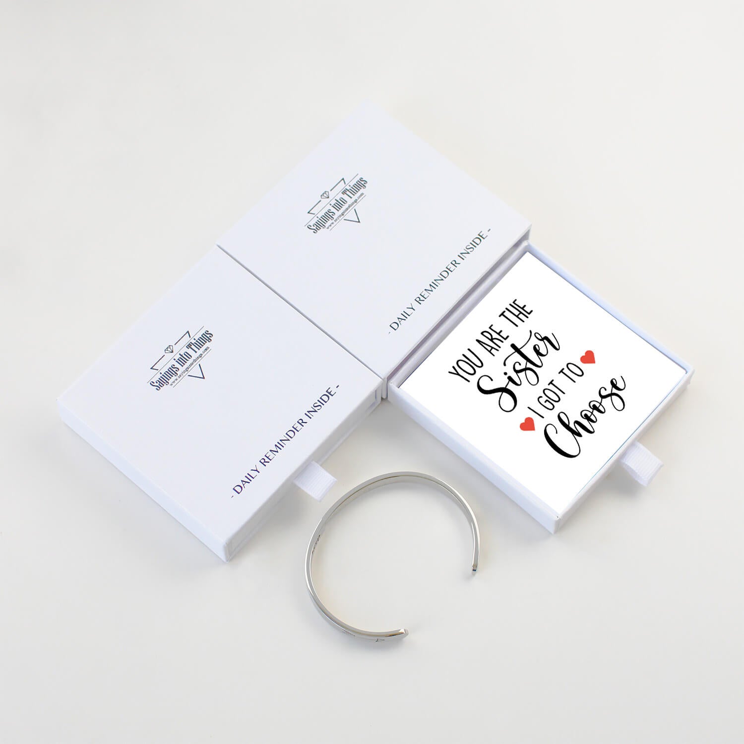 You Are The Sister I Got To Choose Bracelet - Long Distance Best Friend Bracelet Gift, Inspirational Cuff Bangles For Women，Friendship Gift