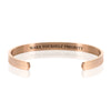 MAKE YOURSELF PRIORITY BRACELET BANGLE - Rose Gold