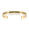 NEVER STOP LOOKING UP BRACELET BANGLE - Gold