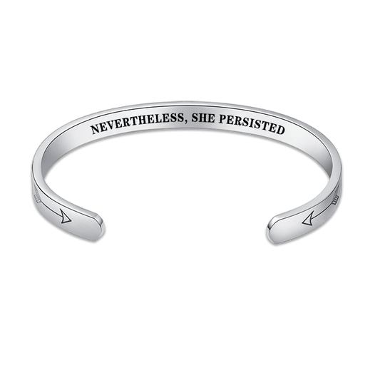 nevertheless, she persisted bracelet bangle