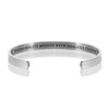 POSSIBILITY BEGINS WITH IMAGINATIONS BRACELET BANGLE - Silver